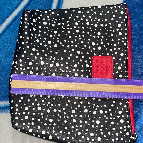 Mickey Mouse Black and White Polka Dot Pouch - Picture 4 of 4